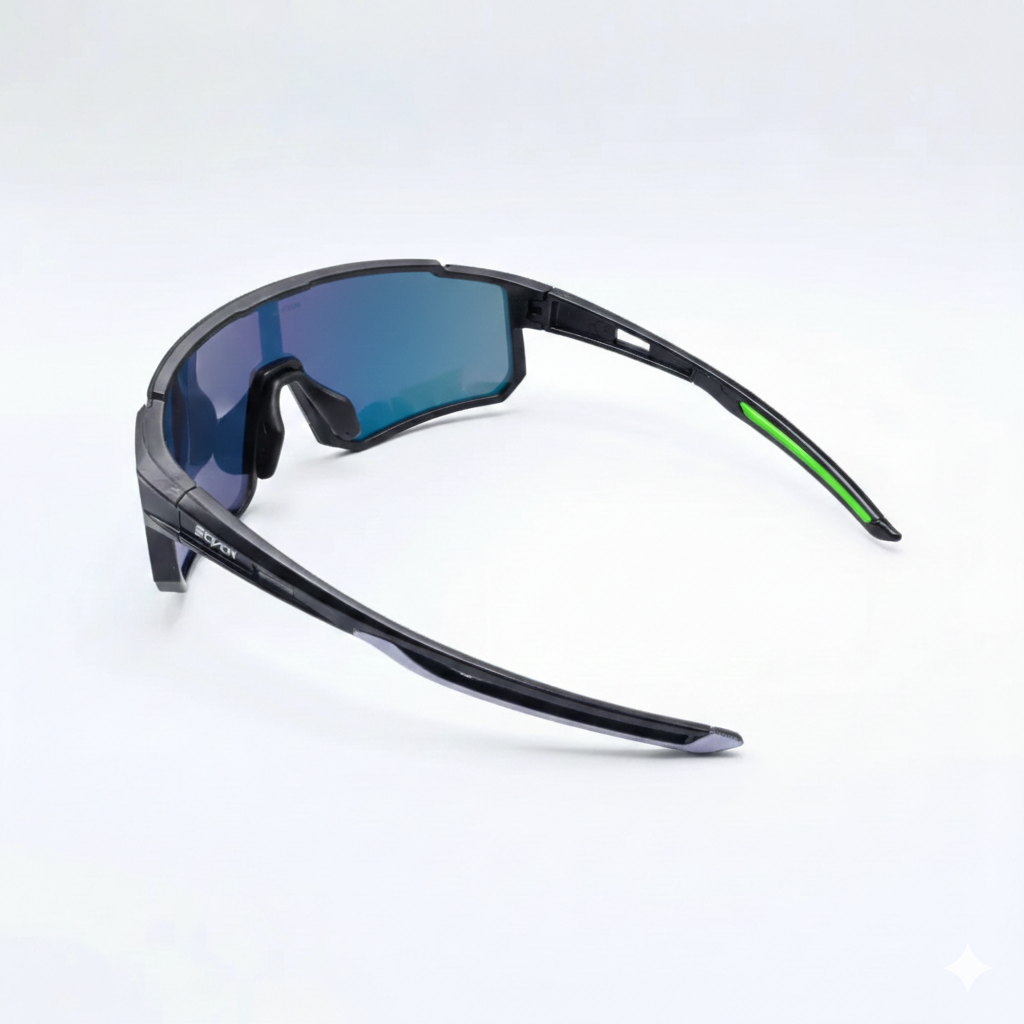 Óculos Esportivo Vortex - SCVCN (Preto/Verde)