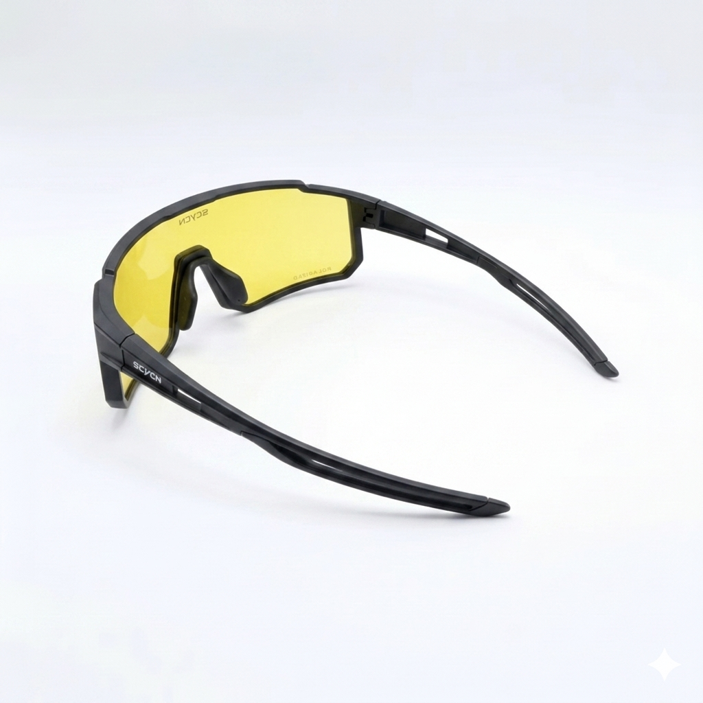 Óculos Esportivo Vortex - SCVCN (Preto - Amarelo)