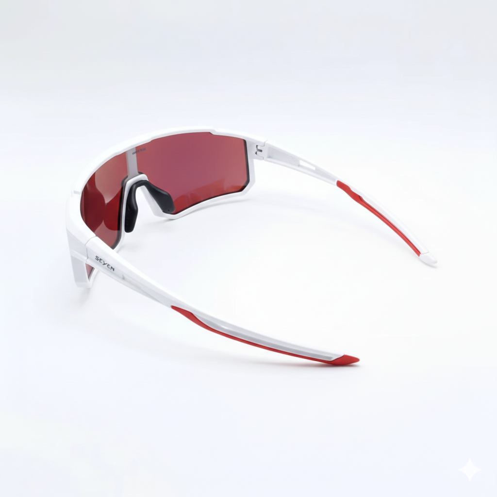 Óculos Esportivo Vortex - SCVCN (Branco - Vermelho)