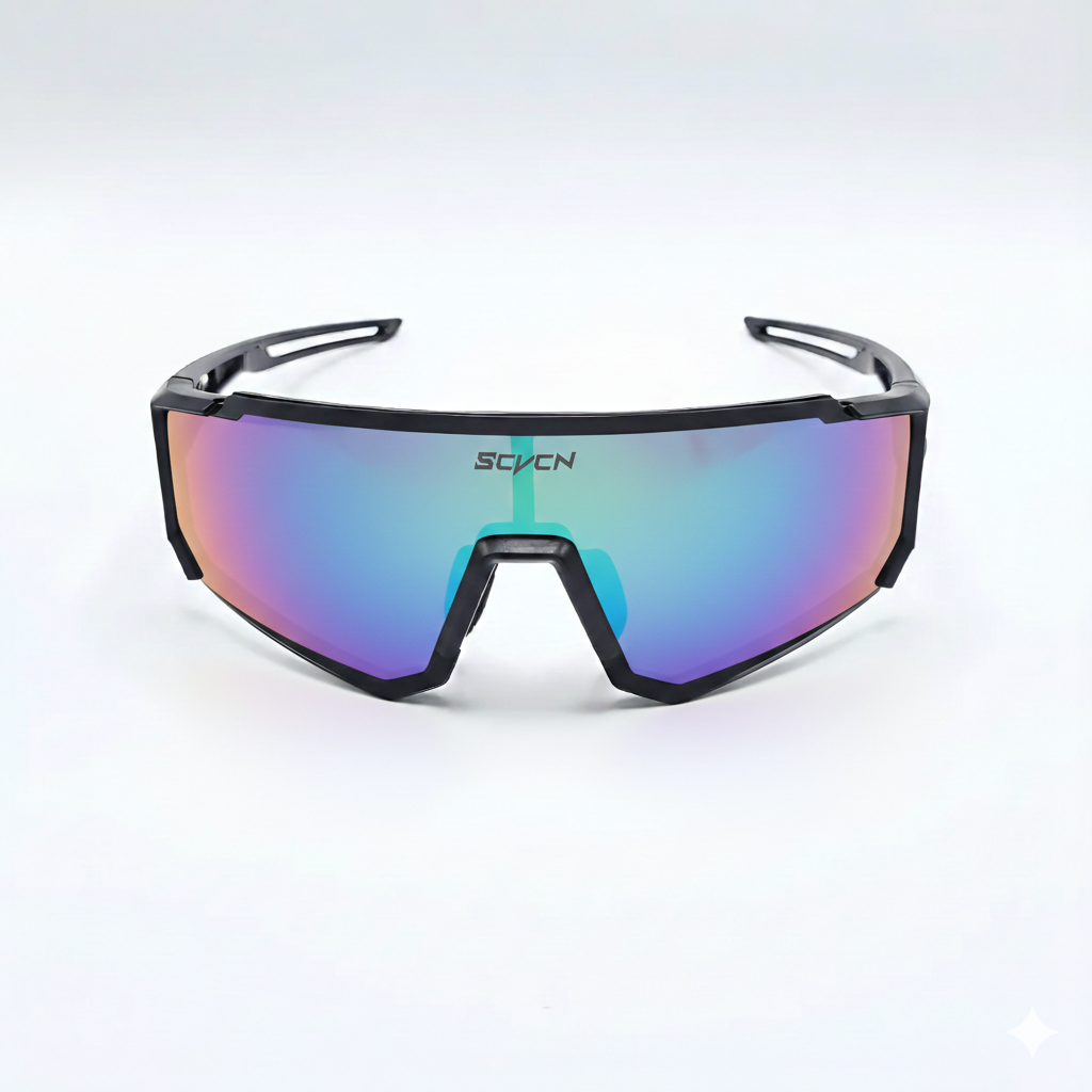 Óculos Esportivo Vortex - SCVCN (Preto/Verde)