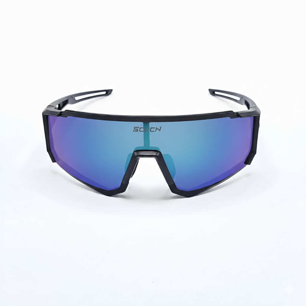 Óculos Esportivo Vortex - SCVCN (Preto/Azul)