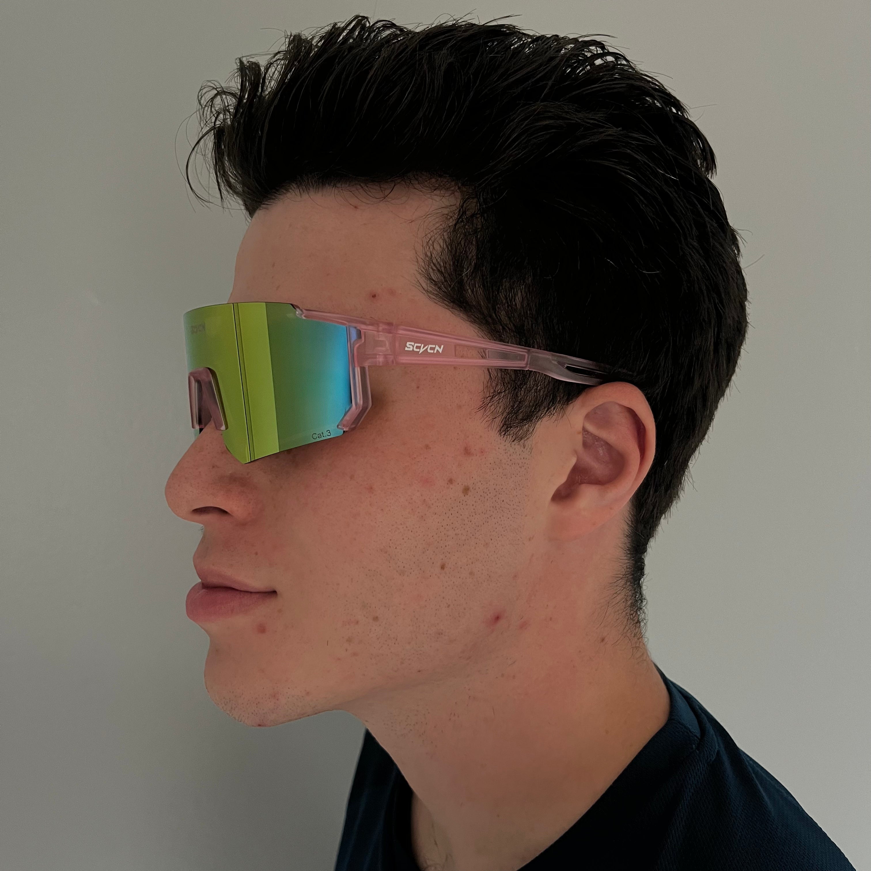 Óculos Esportivo Vortex - SCVCN (Rosa Lente Espelhado)