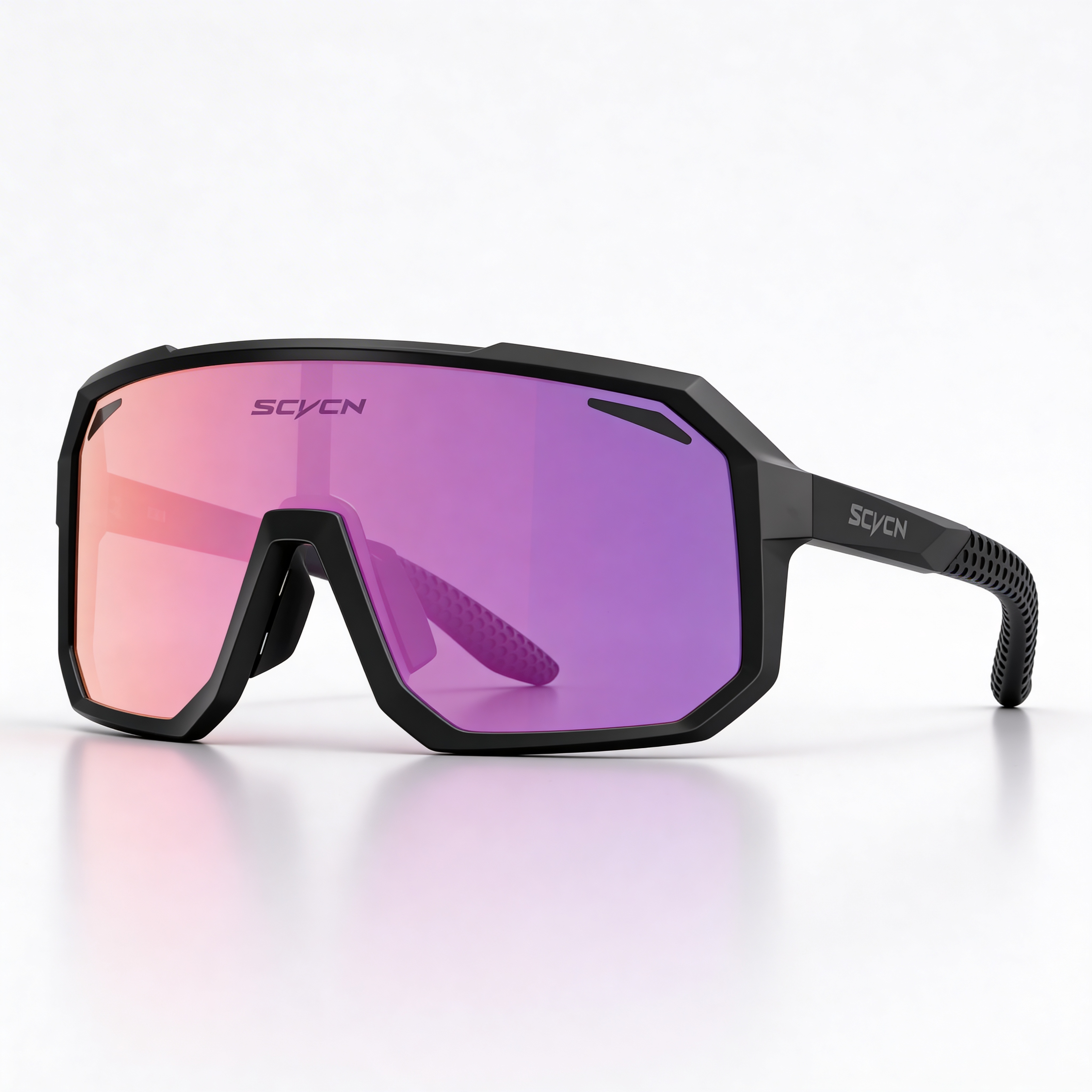 Óculos Vision Pro - SCVCN (Preto / Rosa )