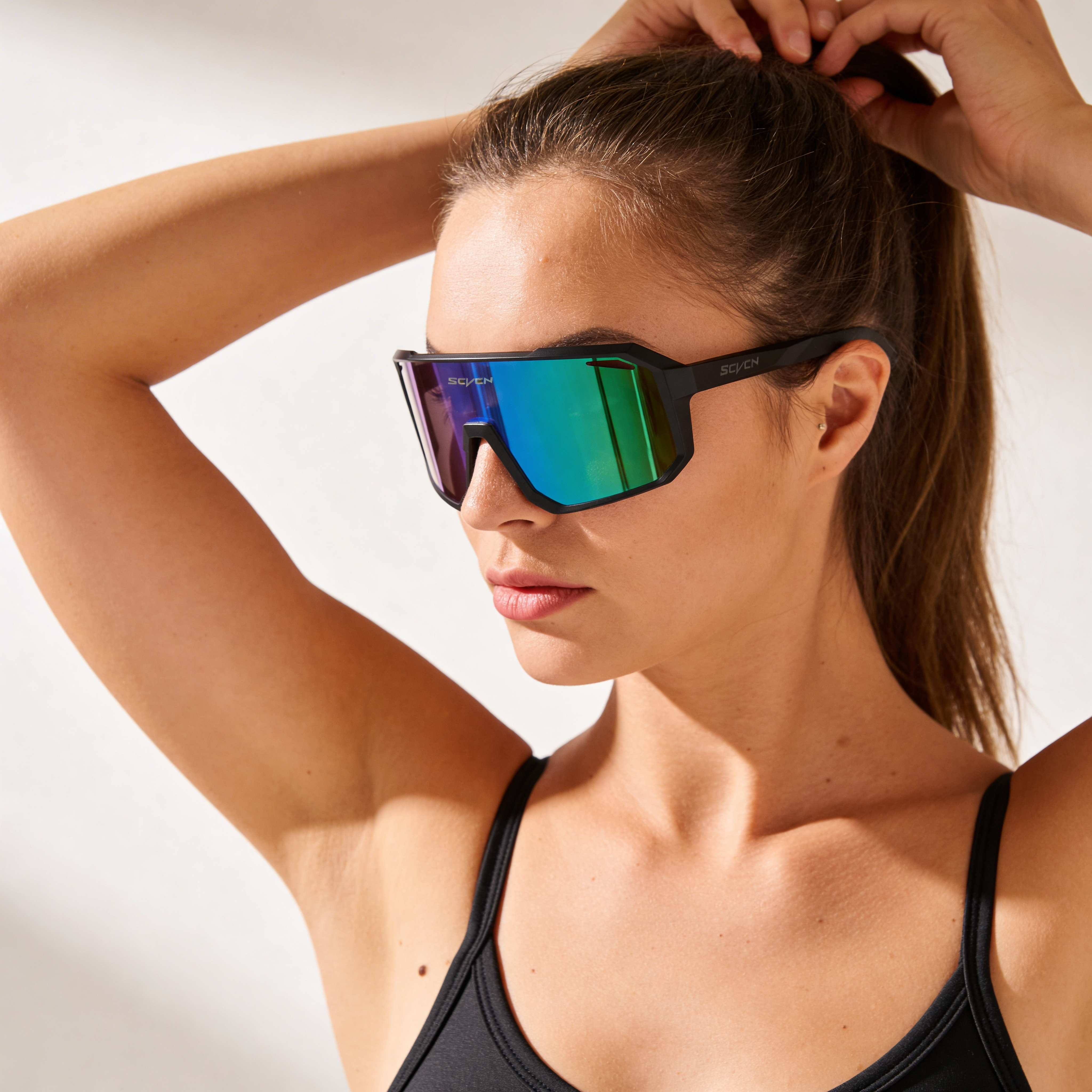 Óculos Vision Pro - SCVCN (Preto / Verde)